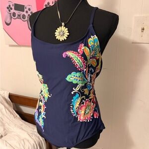 Floral Print Women's Tank Top
